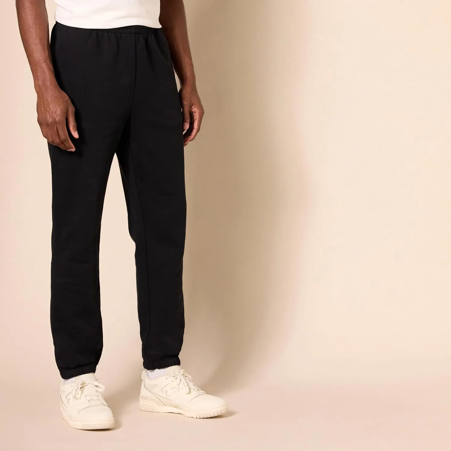 Amazon Essentials Sweatpants for Men, Fleece, Closed Bottom (Available in Big and Tall)
