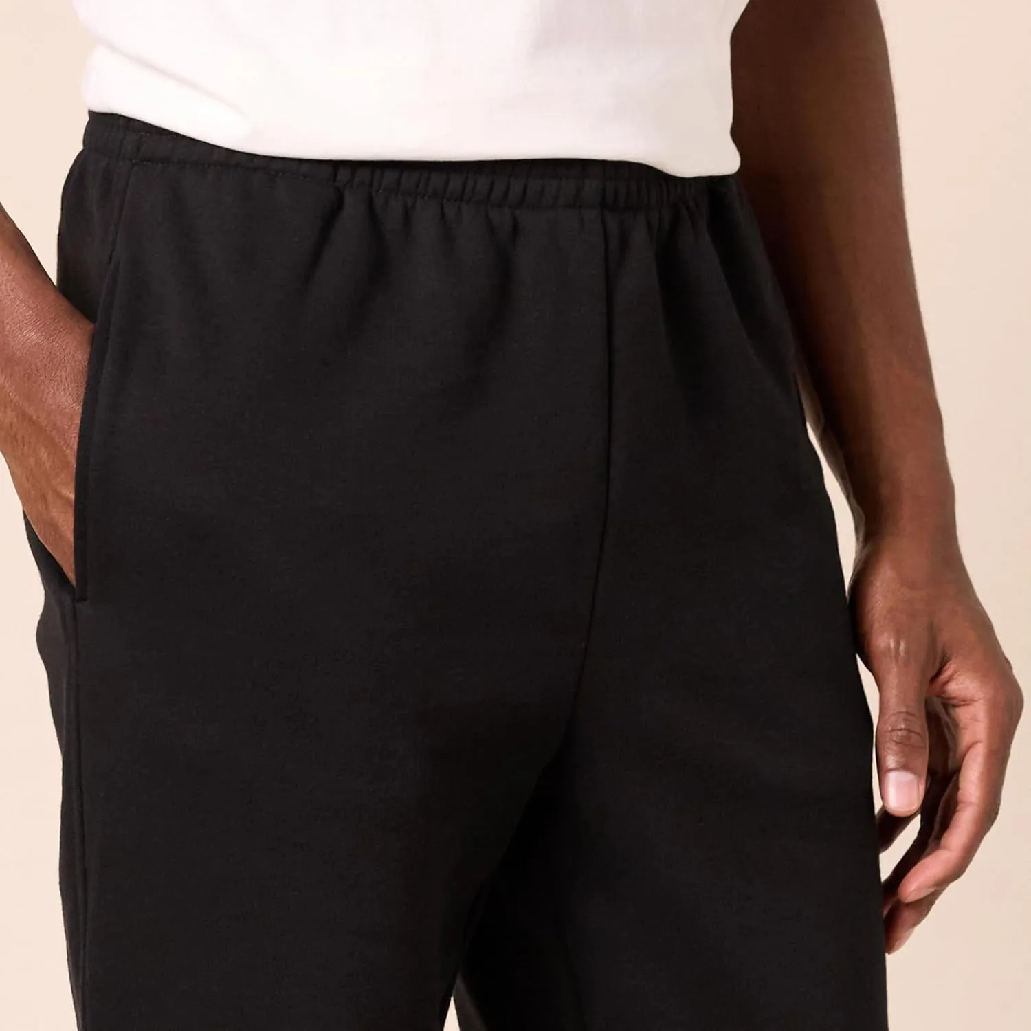 Amazon Essentials Sweatpants for Men, Fleece, Closed Bottom (Available in Big and Tall)