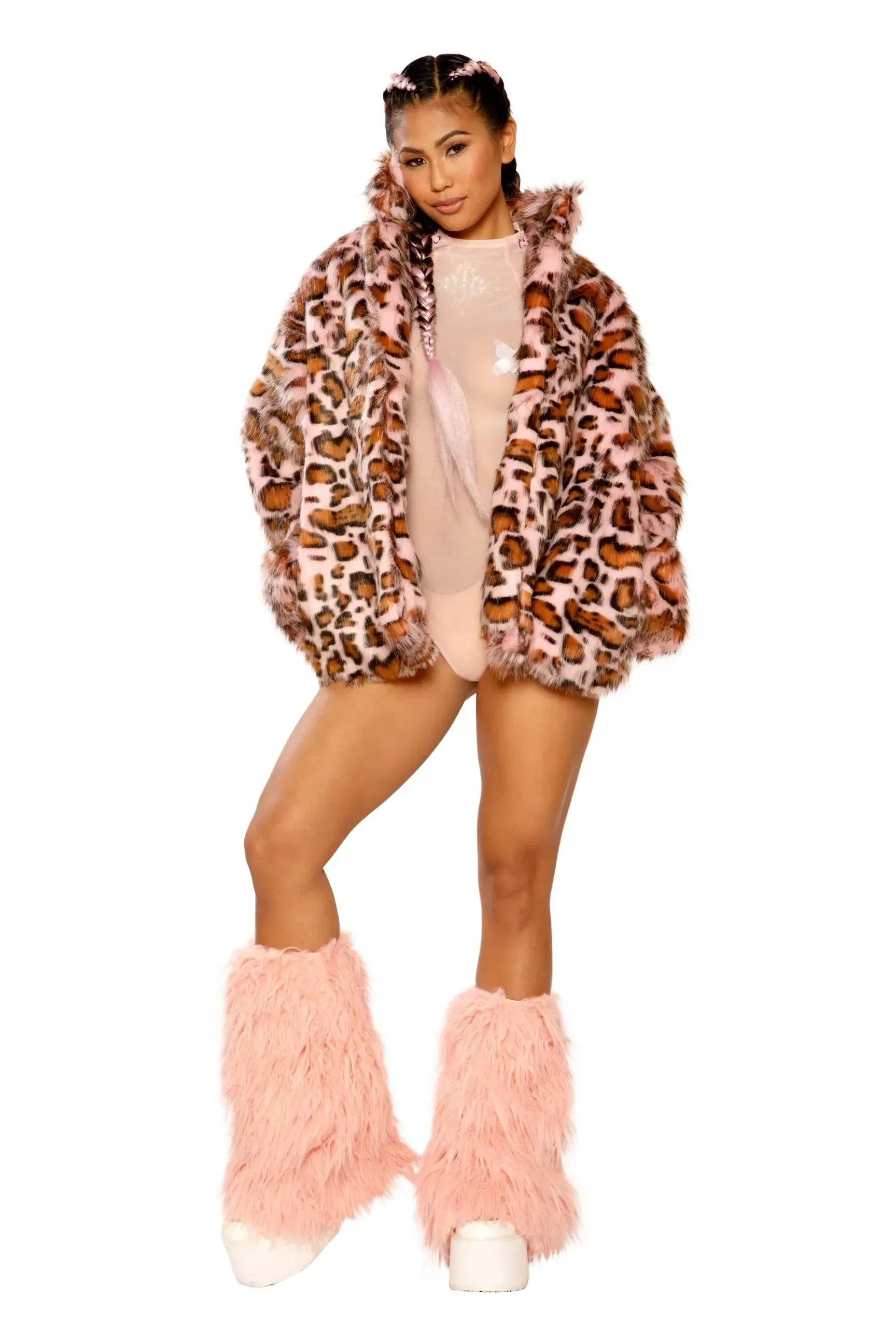 CC226 - SHAGGY MOHAIR LEGWARMER
