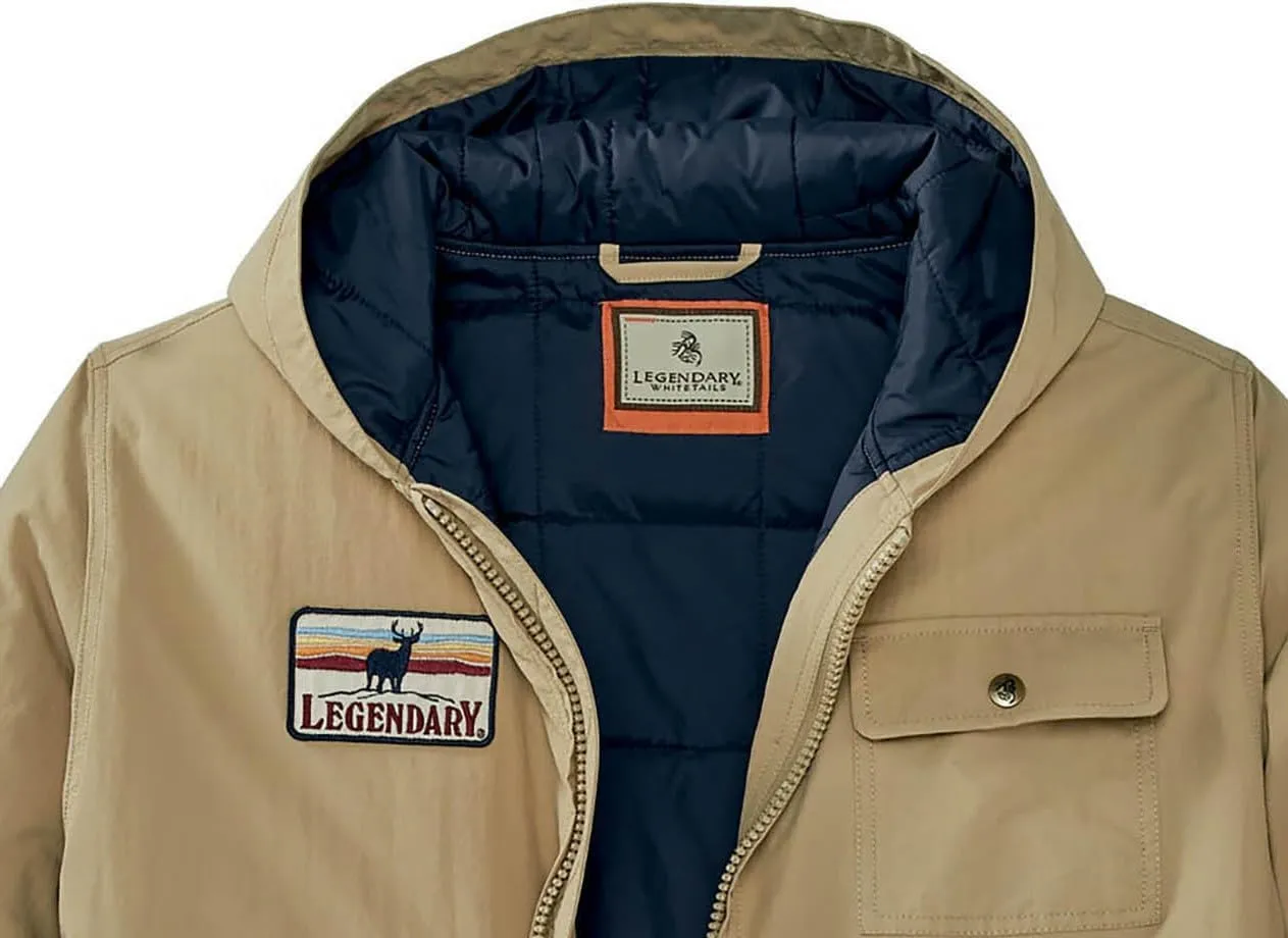 Legendary Whitetails Men's Marksman Bomber Full Zip Hooded Jacket