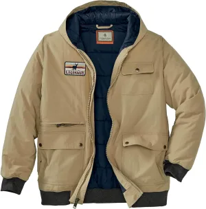 Legendary Whitetails Men's Marksman Bomber Full Zip Hooded Jacket