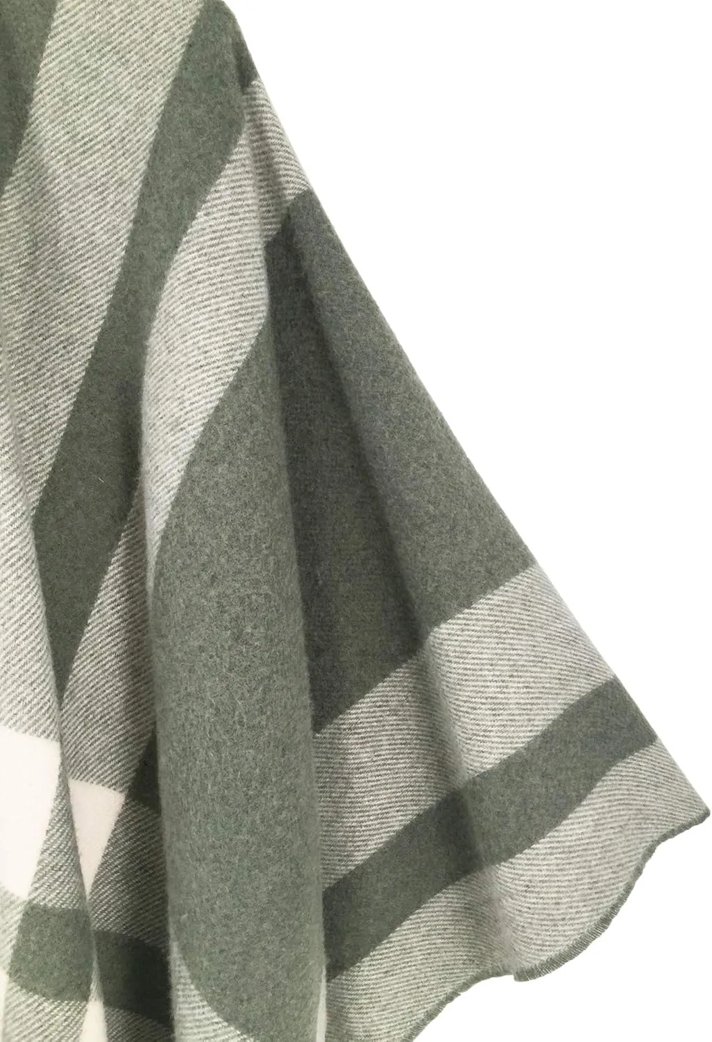 Moss Rose Women's Travel Plaid Shawl Wrap Open Front Poncho Cape for Fall Winter