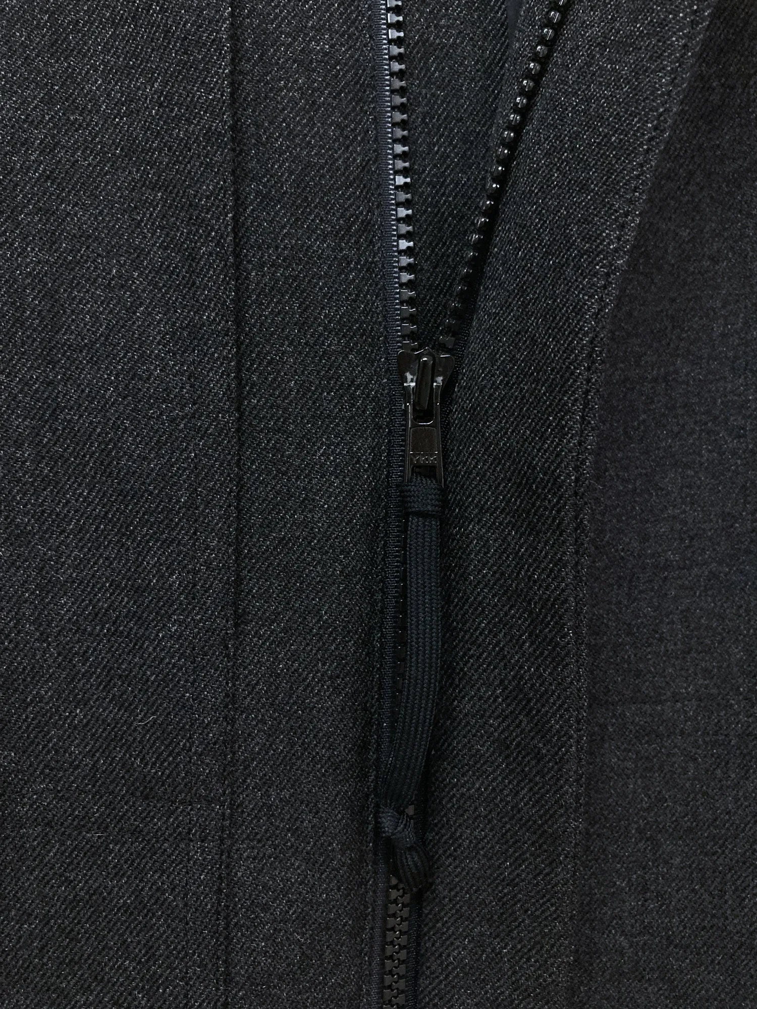 Ryuichiro Shimazaki Homme dark grey wool multi (eight) pocket hooded coat - M