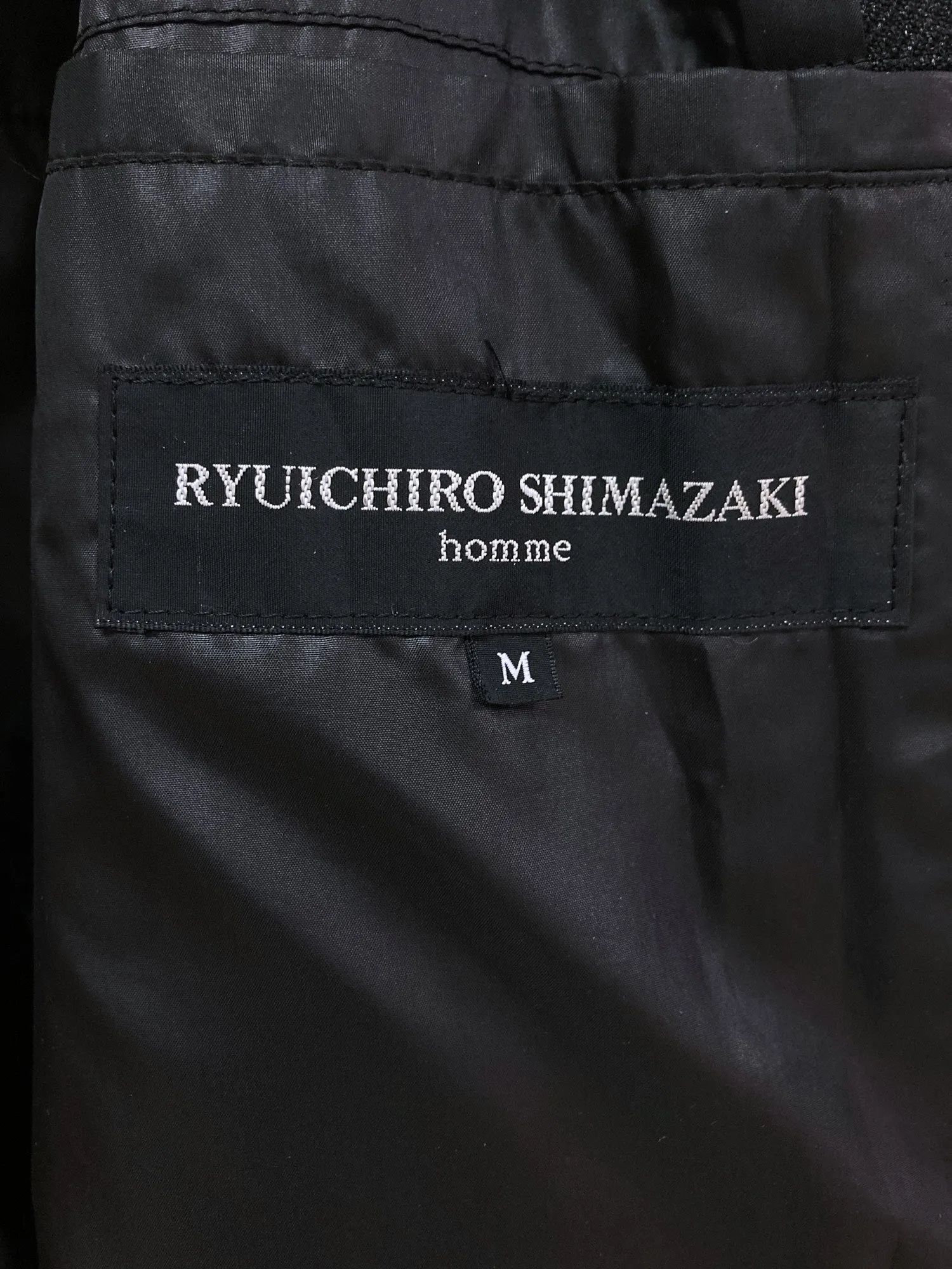 Ryuichiro Shimazaki Homme dark grey wool multi (eight) pocket hooded coat - M