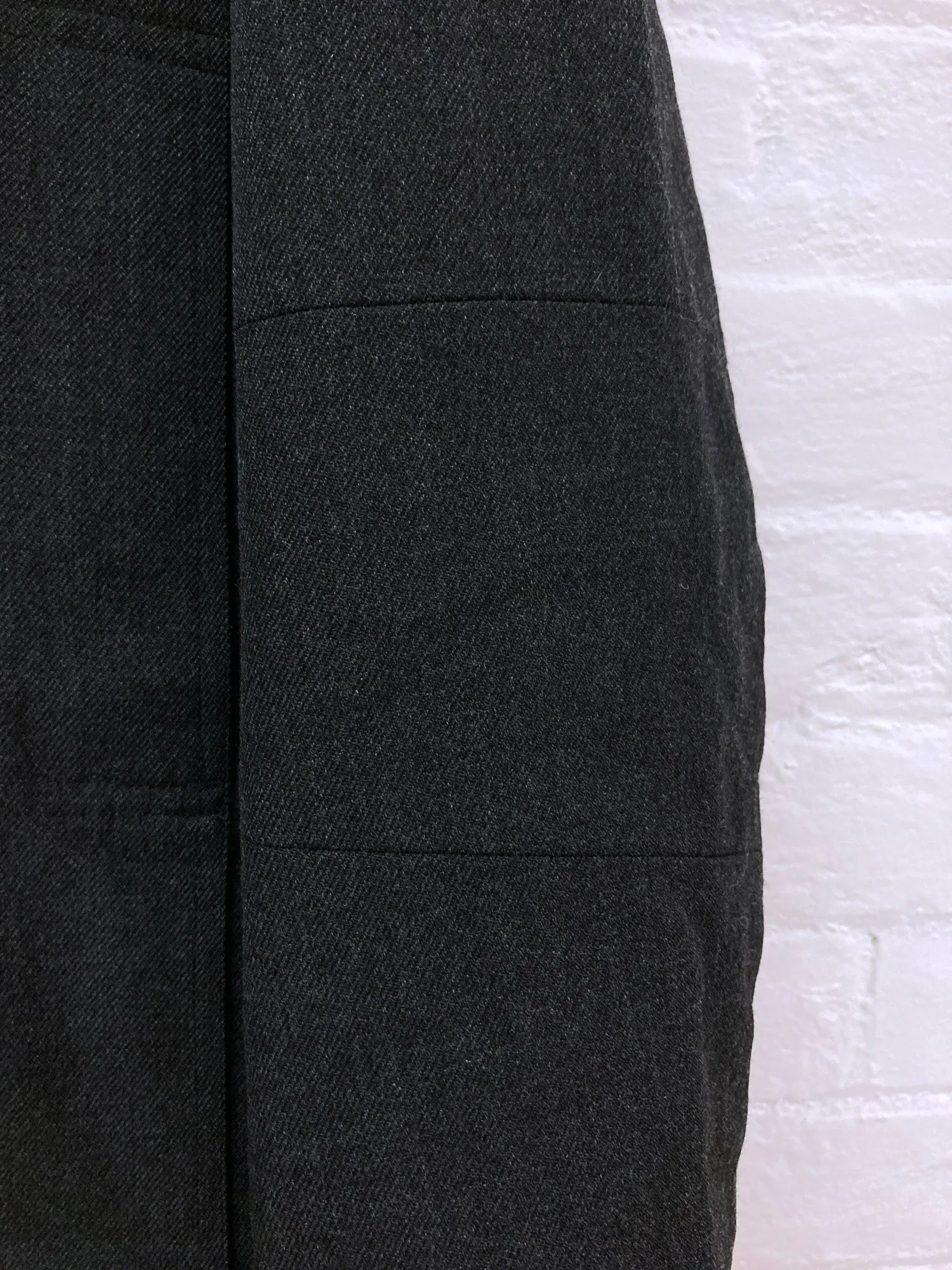 Ryuichiro Shimazaki Homme dark grey wool multi (eight) pocket hooded coat - M